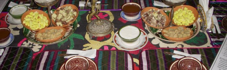 Bukhara tea ceremony.